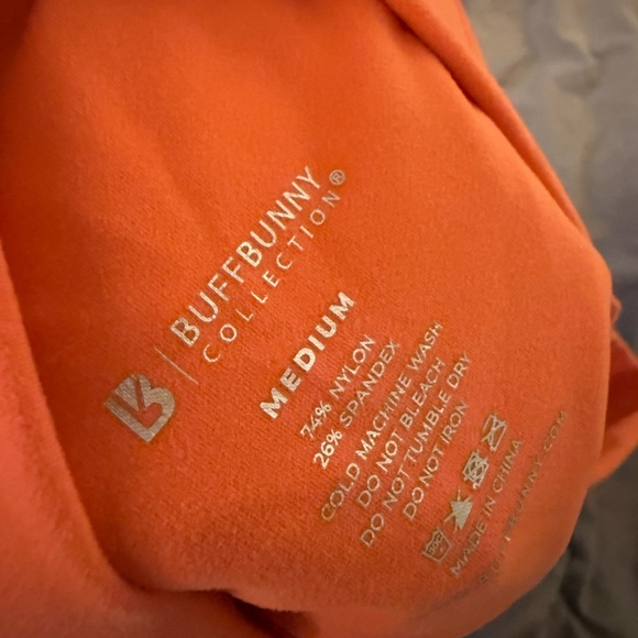 ‼️FLASH SALE‼️ BuffBunny Women's High Waist Shorts - Tequila Sunrise - Picture 6 of 6